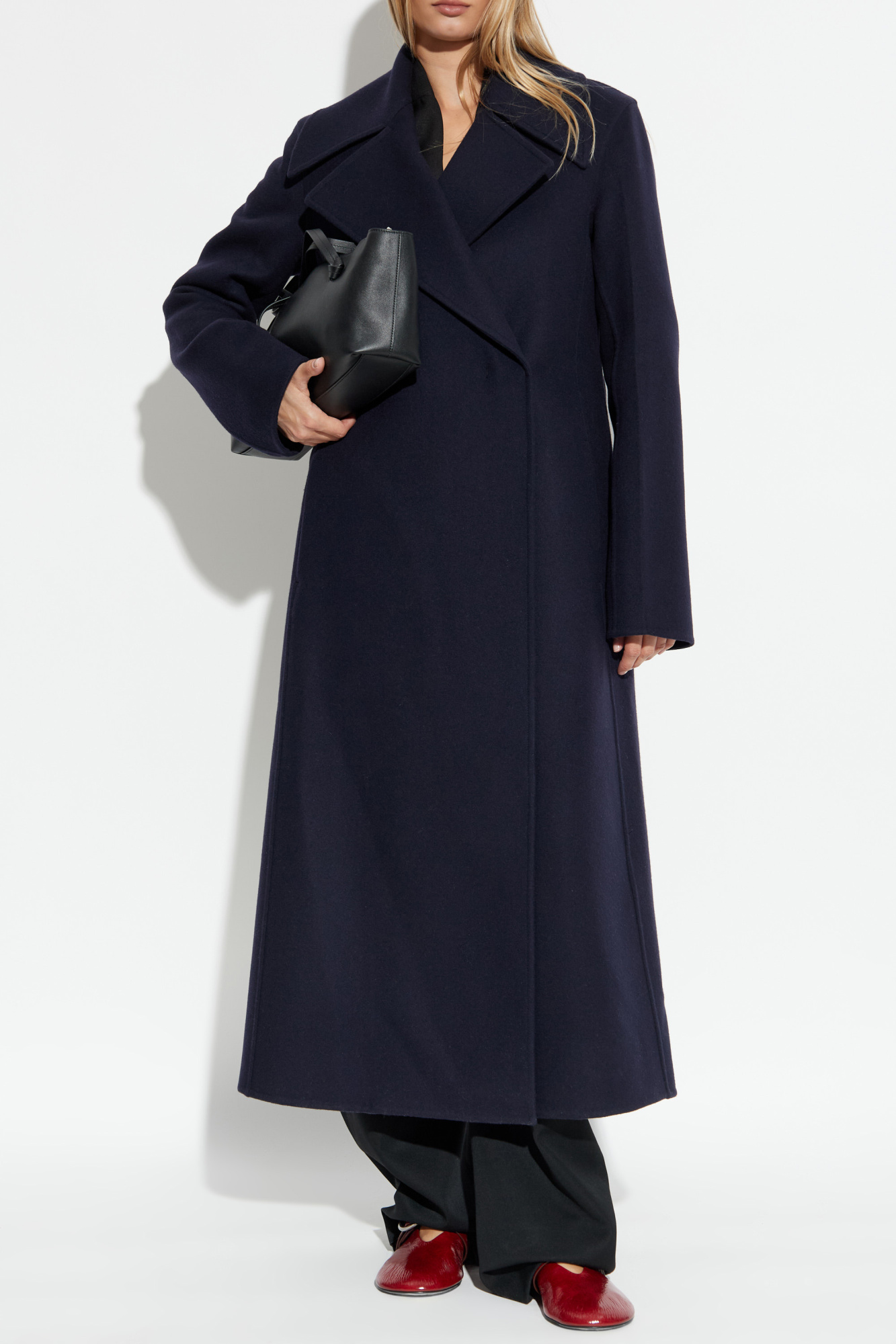 ジャケット・アウター Jil Sander Navy Long Coat Navy blue Wool coat JIL SANDER - Vitkac Italy